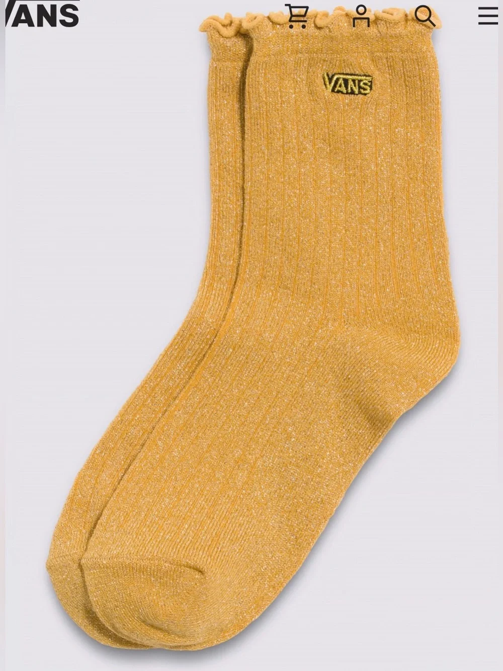 Vans women’s Kids Tinsel Half Crew Socks